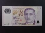 SINGAPUR, 2 Dollars 2017, BNB. B208j, Pi. 46