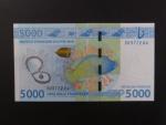 FRANCOUZSKÝ PACIFIK, 5000 Francs 2014, BNB. B107a, Pi. 7