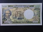 FRANCOUZSKÝ PACIFIK, 5000 Francs 2010, BNB. B103i,  Pi. 3