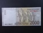 INDONÉZIE, 2000 Rupiah 2015, BNB. B598g, Pi. 148
