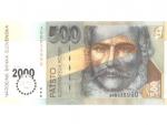 500 Sk 1.10.1993 s. A (2000), přítisk Bi-milénium, Pi. 38