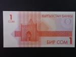 KYRGYSTÁN, 1 Som 1993, BNB. B201a, Pi. 4