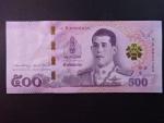 THAJSKO, 500 Baht 2018, BNB. B196c, Pi. 138