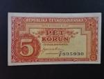5 Kčs 1945 série Z/F