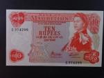 MAURITIUS, 10 Rupees 1967, série A42, BNB. B402c, Pi. 31