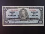 KANADA, 5 Dollars 1937, BNP. B323c, Pi. 60