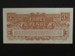 BRITISH ARMED FORCES, 3 Pence 1948, 2nd series, BNB. B708a, Pi. M16a