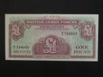 BRITISH ARMED FORCES, 1 Pound 1962, 4th series, BNB. B729a, Pi. M36