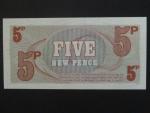 BRITISH ARMED FORCES, 5 Pence 1972, 6th series, BNB. B737a, Pi. M44
