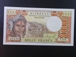 DŽIBUTI, 1000 Francs 1991 mikrotext v rámečku, BNB. B102f