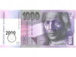 1000 Sk 1.10.1993 s. A (2000), přítisk Bi-milénium, Pi. 39