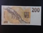 200 Kč 1993 s. A 60 proužek Kč, Baj. CZ 6b, Pi. 6a