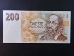 200 Kč 1993 s. A 60 proužek Kč, Baj. CZ 6b, Pi. 6a