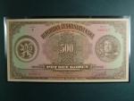 500 Kčs 1923 série A novotisk vydaný STC pro SNS Košice 