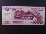 SEVERNÍ KOREA, 1000 Won 2018 přítisk 
