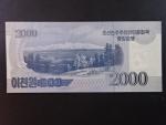 SEVERNÍ KOREA, 2000 Won 2018 přítisk 