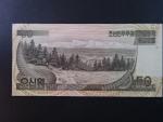 SEVERNÍ KOREA, 50 Won 1992, BNB. B333a, Pi. 52, rozmazaná barva - chybotisk