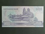 SEVERNÍ KOREA, 5000 Won 2002 přetisk SPECIMEN, BNB. B321as2, Pi. 46