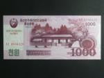 SEVERNÍ KOREA, 1000 Won 2014 přítisk 