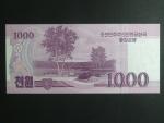 SEVERNÍ KOREA, 1000 Won 2014 přítisk 