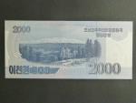 SEVERNÍ KOREA, 2000 Won 2014 přítisk 
