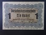 vydání pro obsazené území 1914 - 1945, okupace Pobaltí 1916 - 1918, Posen, 1 Rubel 17.4.1916 Darlehnskassenschein Posen, Ros. 459d, Grab. EWK-35d