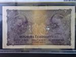 10 Kč 1919 série O 055, PCGS 25