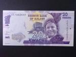 MALAWI, 20 Kwacha 2020, BNB. B157f, Pi. 63