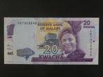 MALAWI, 20 Kwacha 2014, BNB. B157a, Pi. 63
