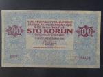 100 Kč 1919 série 0008, reparace natržení v dolním okraji