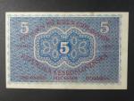 5 Kč 15. 4. 1919 série 0041 varianta bez tečky za Č