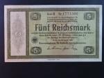 Konversionskassenschein, 5 RM 28.8.1933 série B, Ro. 700a, Grab. DEU-224a