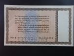 Konversionskassenschein, 50 RM 28.8.1933 série E s přetiskem 1/1934 v giloši s perf. ENTWERTET, Ro. 712, Grab. DEU-236E1