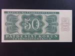 50 Kčs 29.8.1950, série B 17, perforace 