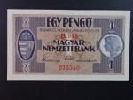 Maďarsko, 1 Pengö 1938 série H 948