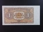 1 Kčs 1953 série RT, tiskárna STC Praha, perf. 3md do obloučku