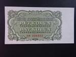 5 Kčs 1953 série NM, tiskárna STC Praha, perf. 3md do obloučku