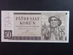 50 Kčs 29.8.1950, série A 11, perforace 3md nad sebou