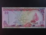 MALEDIVY, 20 Rufiyaa 2008, BNB. B212b, Pi.20