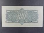 100 K 1944 kolkovaná série MM, 2x perf. SPECIME dole, číslovač 6b, vzácná variata perforace