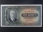 100 Kčs 1945 série PN, perf. 