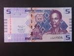 SIERRA LEONE, 5 Leones 2022, BNB. B31a