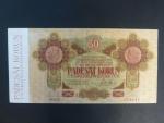 50 Kč 1919 série 0066 široké číslice