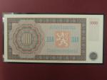 1000 Kčs 9.5.1951 série A 01 novotisk vydaný STC ve spolupráci s ČNB, papír s vodoznakem, kvalitní tisk, dárkový obal