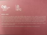 20 Kčs 25.2.1953 série A 01 novotisk vydaný STC ve spolupráci s ČNB, papír s vodoznakem, kvalitní tisk, dárkový obal