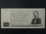 5000 Kčs 1.11.1945 série 22 A s perf. 3md nad sebou