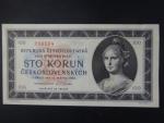 100 Kčs 1945 série B 29, perf. 