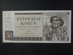 50 Kčs 1950 série B 33, perf. 