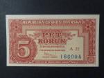 5 Kčs 1949 série A 21, perf. 