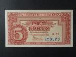 5 Kčs 1949 série A 85, perf. 